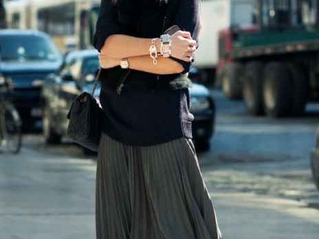 冬日裙装穿搭指南 温暖与优雅并存