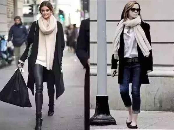 深灰色大衣围巾搭配全攻略 这样配色让你高级感翻倍