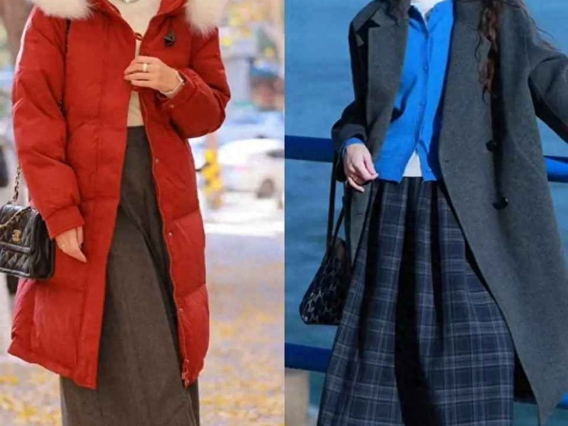 胯宽穿衣搭配秘籍：羽绒服配这3条裤子，遮肉效果超赞