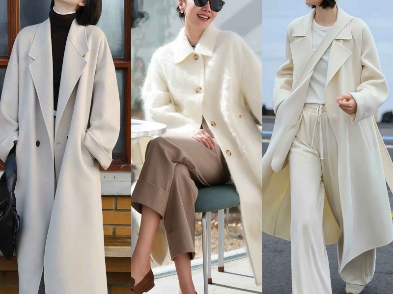 冬季白色大衣穿搭全攻略：简约干净，洋气翻倍